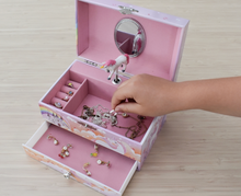 Load image into Gallery viewer, Rainbow Unicorn Musical Jewellery Box