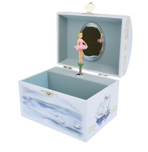 Load image into Gallery viewer, Swanlake Ballerina Dome Musical Jewellery Box