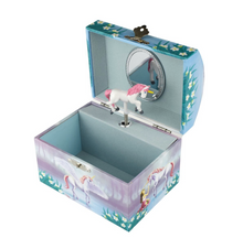 Load image into Gallery viewer, Sugarplum Unicorn Dome Musical Jewellery Box