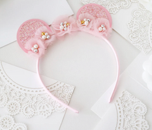 Load image into Gallery viewer, Pink Poppy Claris Fashion Headband with Ears