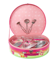 Load image into Gallery viewer, Pink Poppy Unicorn Butterfly Cooking Set in Carry Case