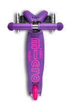 Load image into Gallery viewer, Micro Mini Deluxe Scooter - Purple/Pink LED