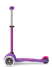 Load image into Gallery viewer, Micro Mini Deluxe Scooter - Purple/Pink LED