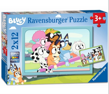 Load image into Gallery viewer, Ravensburger - Fun with Bluey 2 X 12 Piece Puzzle