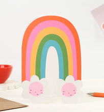 Load image into Gallery viewer, Rainbow Blossom Blank Card