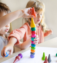 Load image into Gallery viewer, Tiger Tribe Stackable Crayons Candy Colours