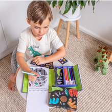 Load image into Gallery viewer, Tiger Tribe Colouring Set Dinos in Space