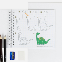 Load image into Gallery viewer, Tiger Tribe How To Draw Dinosaurs
