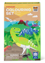Load image into Gallery viewer, Tiger Tribe Colouring Set Dinosaur