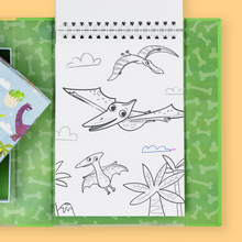 Load image into Gallery viewer, Tiger Tribe Colouring Set Dinosaur