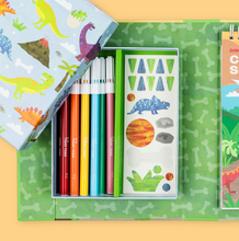 Load image into Gallery viewer, Tiger Tribe Colouring Set Dinosaur