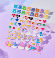 Load image into Gallery viewer, Care Bear Nail Stickers