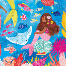 Load image into Gallery viewer, Crocodile Creek Mermaid Dreams 36 Piece Floor Puzzle