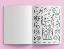 Load image into Gallery viewer, Totally Kawaii Sticker & Colouring Book
