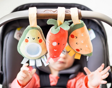 Load image into Gallery viewer, Pearhead Stroller Toy Set of 3 Fruits