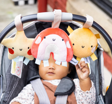 Load image into Gallery viewer, Pearhead Stroller Toy Set of 3 Rainbow