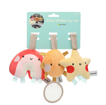 Load image into Gallery viewer, Pearhead Stroller Toy Set of 3 Rainbow