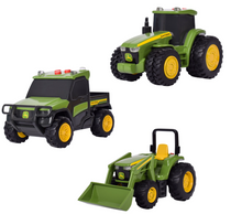 Load image into Gallery viewer, John Deere - Lights & Sound Mini Tractors 3 Pack