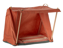 Load image into Gallery viewer, Maileg Happy Camper Tent with Hiker Brother & Sister