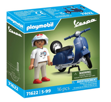 Load image into Gallery viewer, Playmobil Vespa Blue 71622