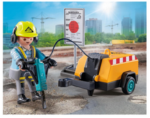 Load image into Gallery viewer, Playmobil Construction Worker 71752