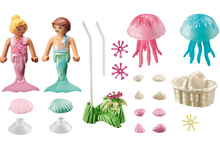Load image into Gallery viewer, Playmobil Mermaid Kids with Jellyfish 71504