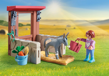 Load image into Gallery viewer, Playmobil Veterinary Mission with Donkeys 71471