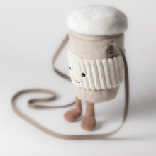 Load image into Gallery viewer, Jellycat Amuseables Coffee to Go Shoulder Bag