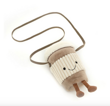 Load image into Gallery viewer, Jellycat Amuseables Coffee to Go Shoulder Bag