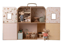 Load image into Gallery viewer, Maileg SuitCasa Portable House & Louie Max and Stella