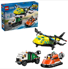 Load image into Gallery viewer, Lego City Airplane, Service Truck & Hovercraft Remix 60505