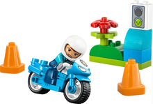 Load image into Gallery viewer, Lego Duplo Blue Police Motorcycle 10471