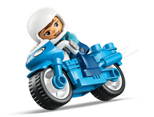 Load image into Gallery viewer, Lego Duplo Blue Police Motorcycle 10471