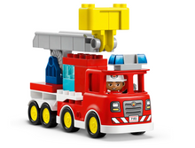 Load image into Gallery viewer, Lego Duplo Fire Truck with Hose and Firefighter 10473
