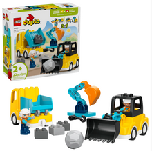 Load image into Gallery viewer, Lego Duplo 3 in 1 Construction Vehicles 10475