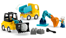 Load image into Gallery viewer, Lego Duplo 3 in 1 Construction Vehicles 10475