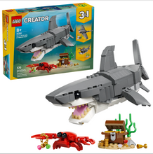 Load image into Gallery viewer, Lego Creator Fierce Shark with a Treasure Chest 31381