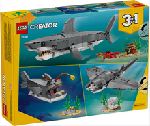 Load image into Gallery viewer, Lego Creator Fierce Shark with a Treasure Chest 31381