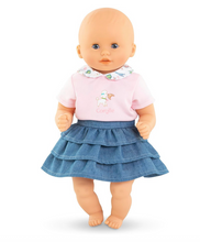 Load image into Gallery viewer, Corolle T-Shirt & Skirt Weekend in Paris 14"