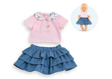 Load image into Gallery viewer, Corolle T-Shirt & Skirt Weekend in Paris 14"