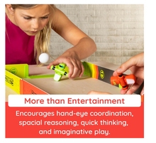 Load image into Gallery viewer, Fat Brain Foosbots Stadium Battle Set