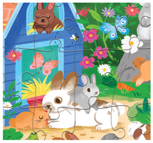 Load image into Gallery viewer, Crocodile Creek Flat House Puzzle 50pc - Bunny House