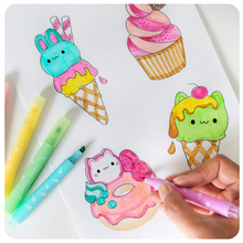 Load image into Gallery viewer, Tiger Tribe Scented Sundae Markers