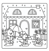 Load image into Gallery viewer, Little Cuties Cosy Colouring