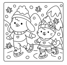 Load image into Gallery viewer, Calm Cuties Cosy Colouring