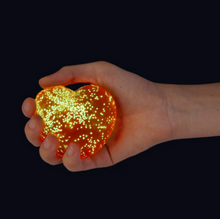 Load image into Gallery viewer, Smooshos Super Squish Glow in the Dark Heart