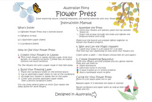 Load image into Gallery viewer, Australia Flora Flower Press