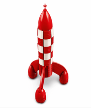 Load image into Gallery viewer, Lego Ideas Tin Tin Moon Rocket 21367