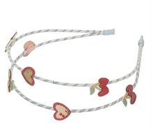Load image into Gallery viewer, Mimi & Lula Red Cherries Double Alice Headband
