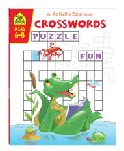 Load image into Gallery viewer, School Zone Crosswords Ages 6-8